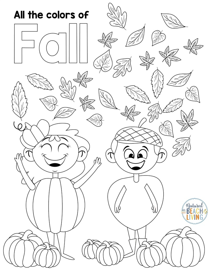 Free Printable Preschool Fall Worksheet