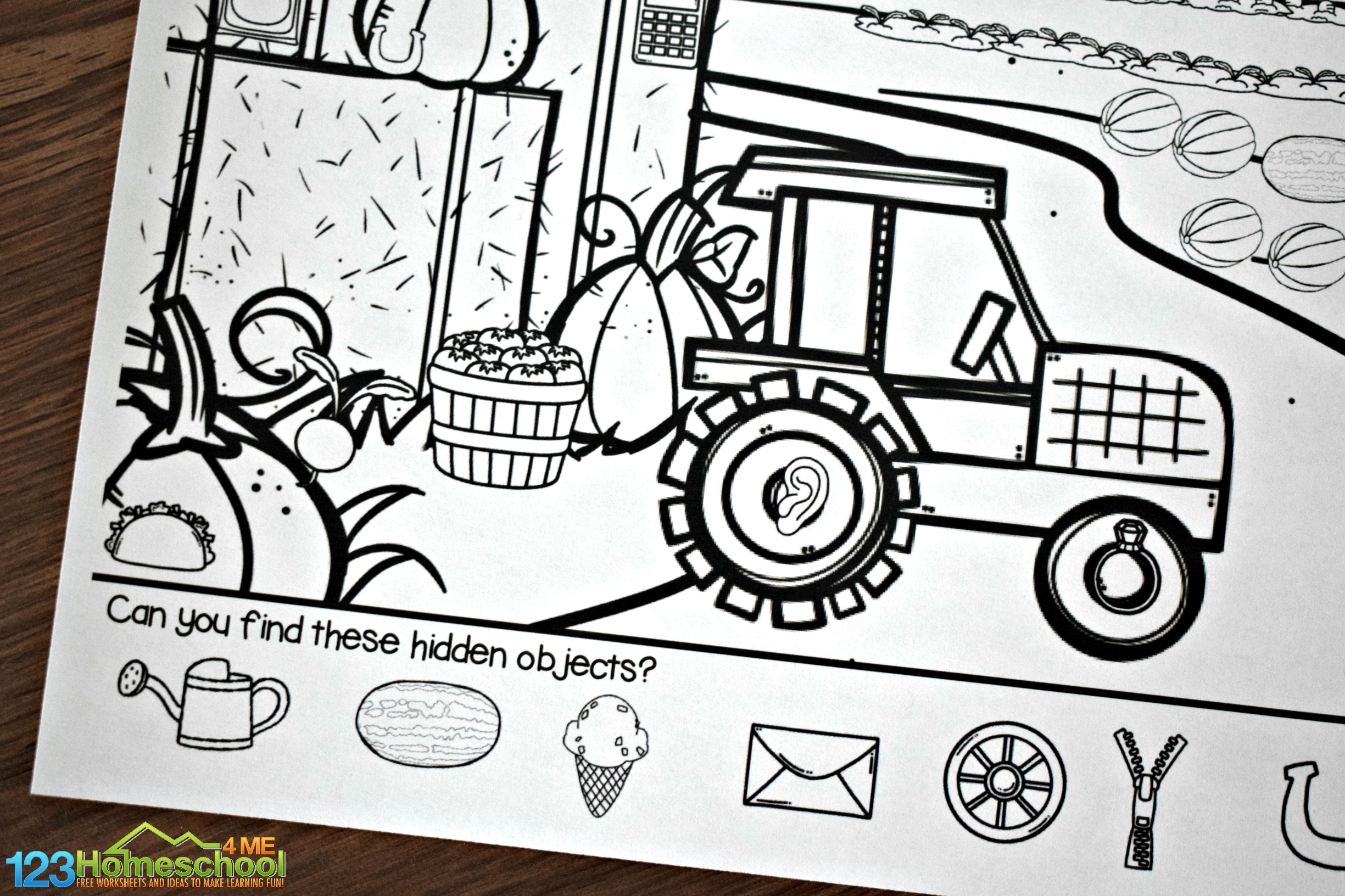 FREE Farm Hidden Pictures Printable Worksheets For Kids FREE Farm Hidden Pictures Printable Worksheets For Kids