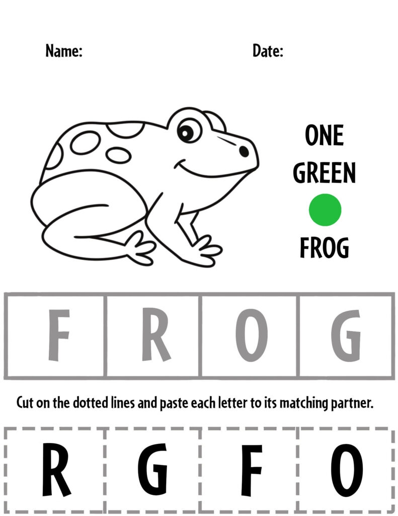 Free Frog Theme Preschool Lesson Plan The Hollydog Blog