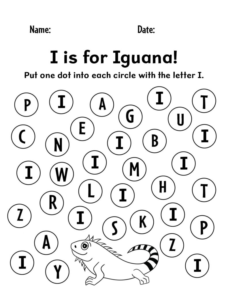 Free Letter I Worksheets For Preschool The Hollydog Blog Free Letter I Worksheets For Preschool The Hollydog Blog