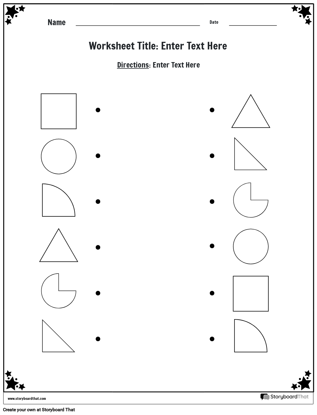 free printable preschool worksheets shape matching