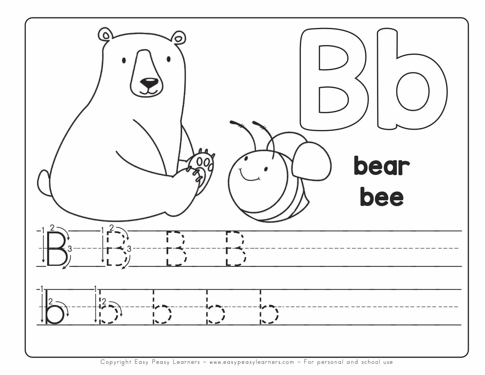 Free Printable Alphabet Book Alphabet Worksheets For Pre K And K Easy Peasy Learners Free Printable Alphabet Book Alphabet Worksheets For Pre K And K Easy Peasy Learners