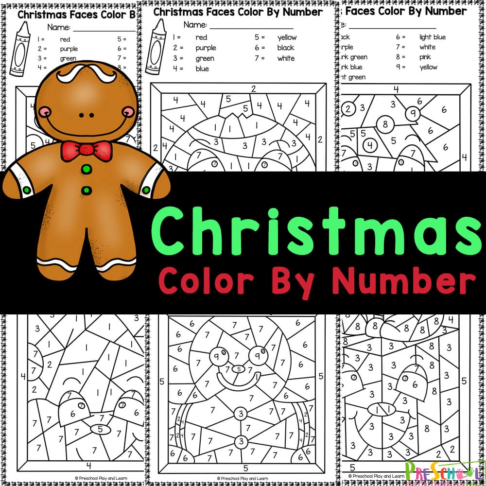 free printable preschool christmas worksheets