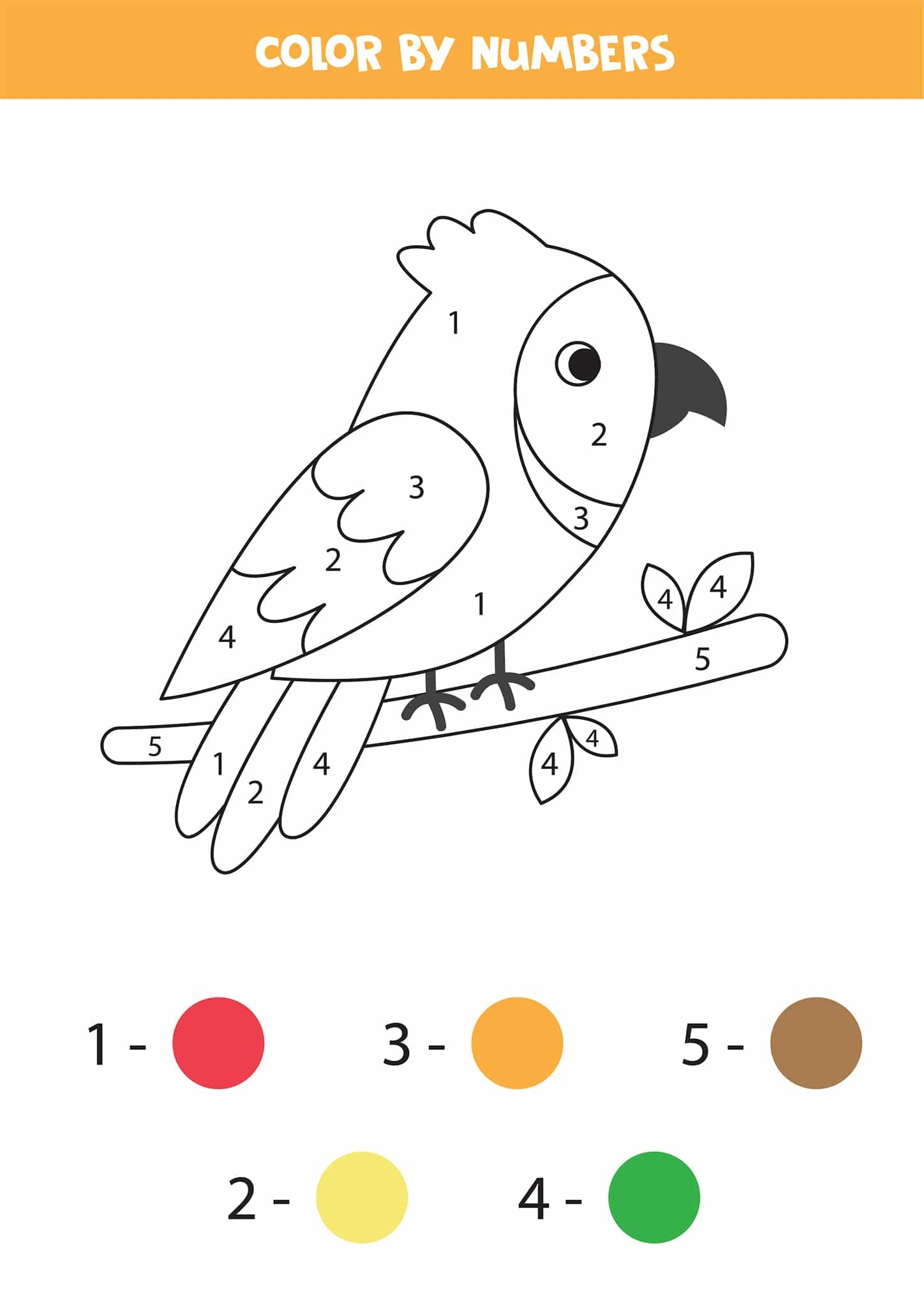 Free Printable Color By Number Worksheets For Kindergarten Tulamama