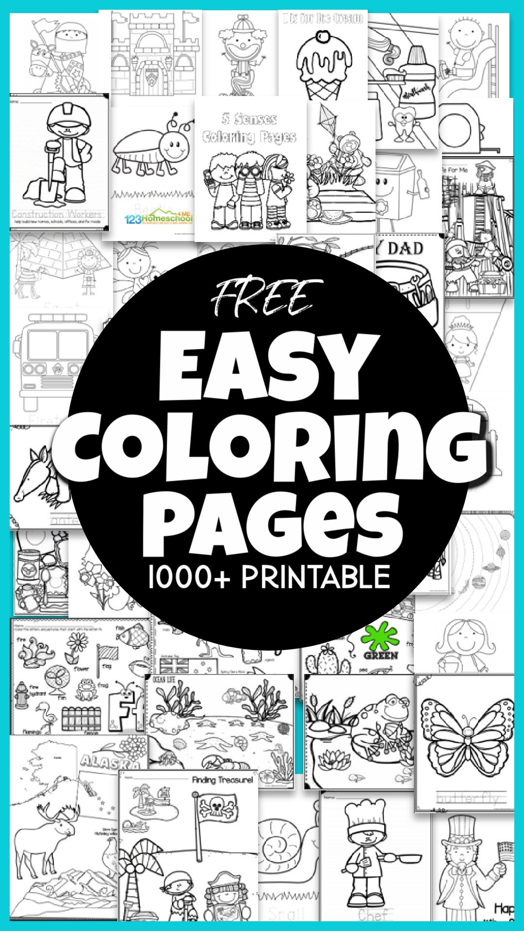 free printable preschool coloring worksheets