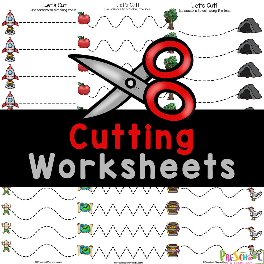 preschool cutting worksheets free printable preschool cutting worksheets free printable