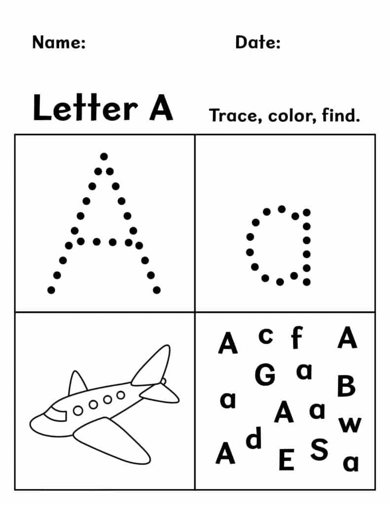 Worksheet Printables For Preschool