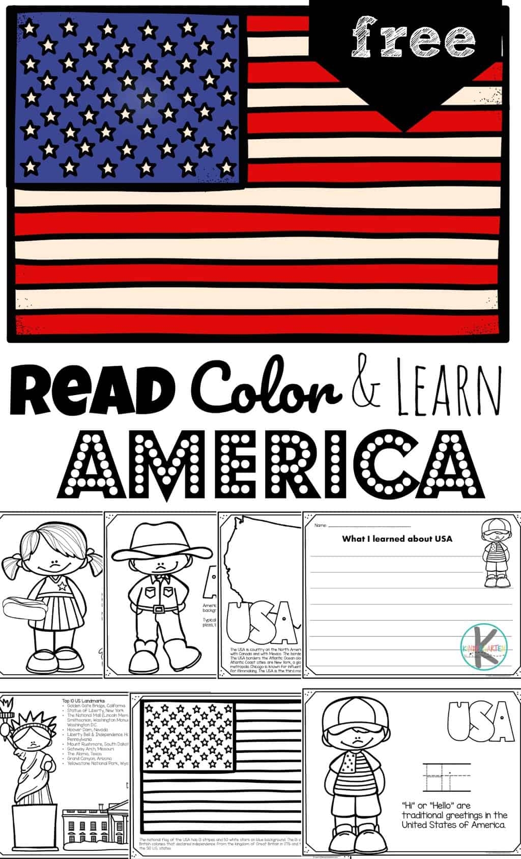 FREE USA Coloring Pages For Kids To Read Color And Learn FREE USA Coloring Pages For Kids To Read Color And Learn