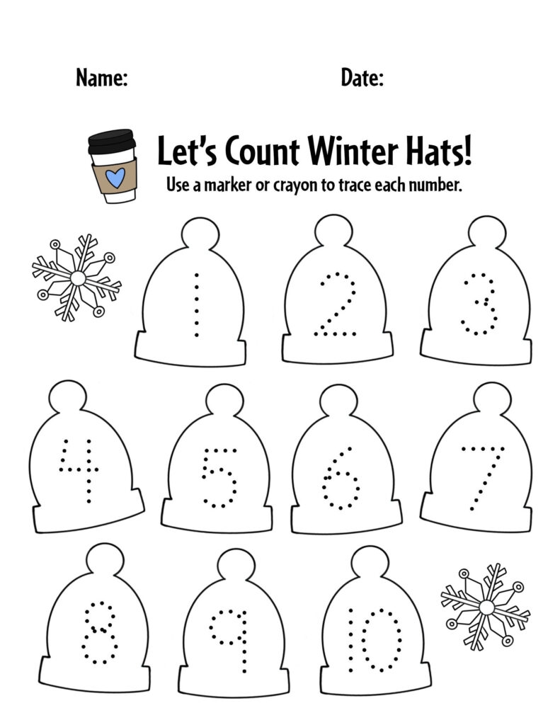 Free Printable Preschool Worksheets Winter