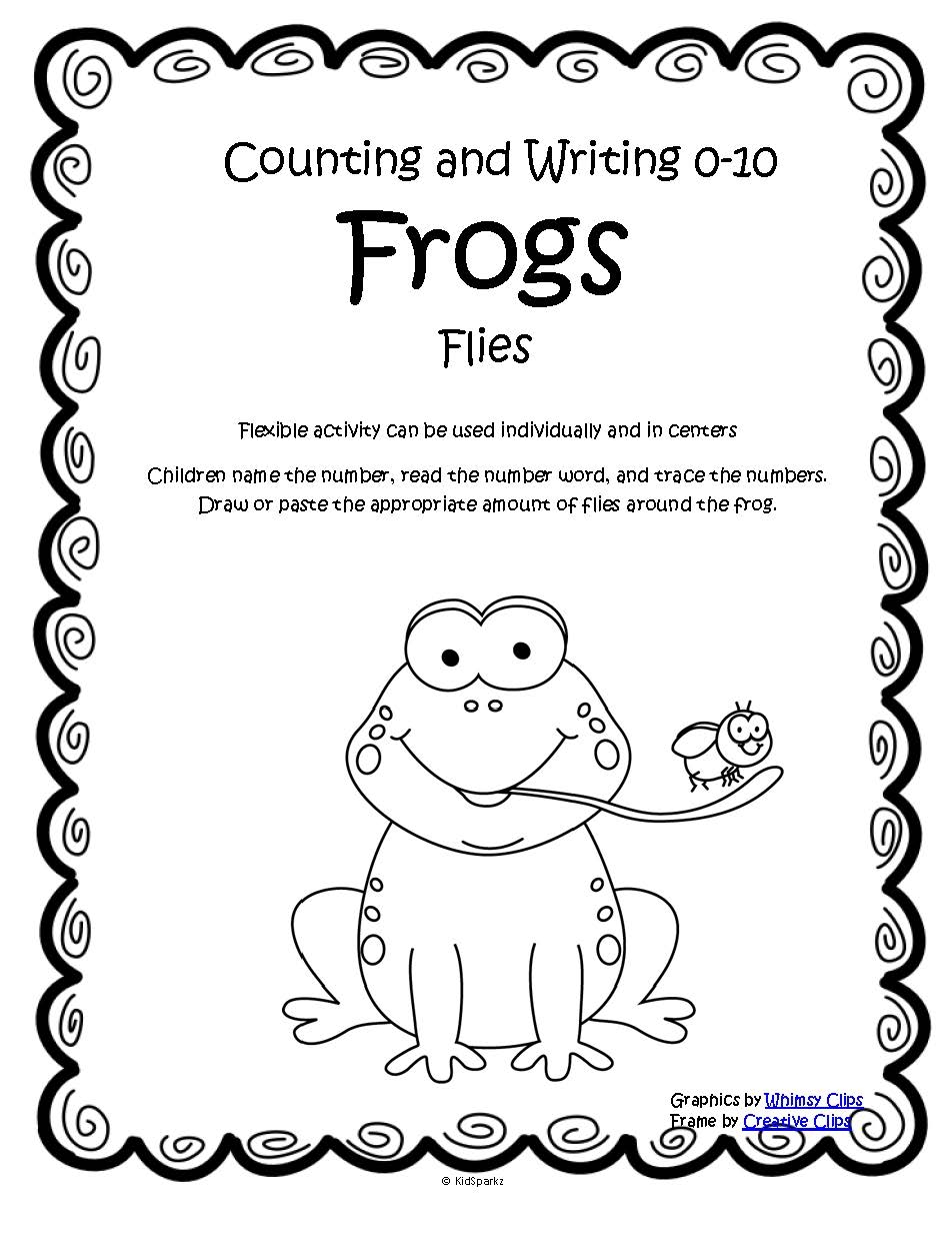 Frogs Theme Activities And Printables For Preschool And Kindergarten KIDSPARKZ