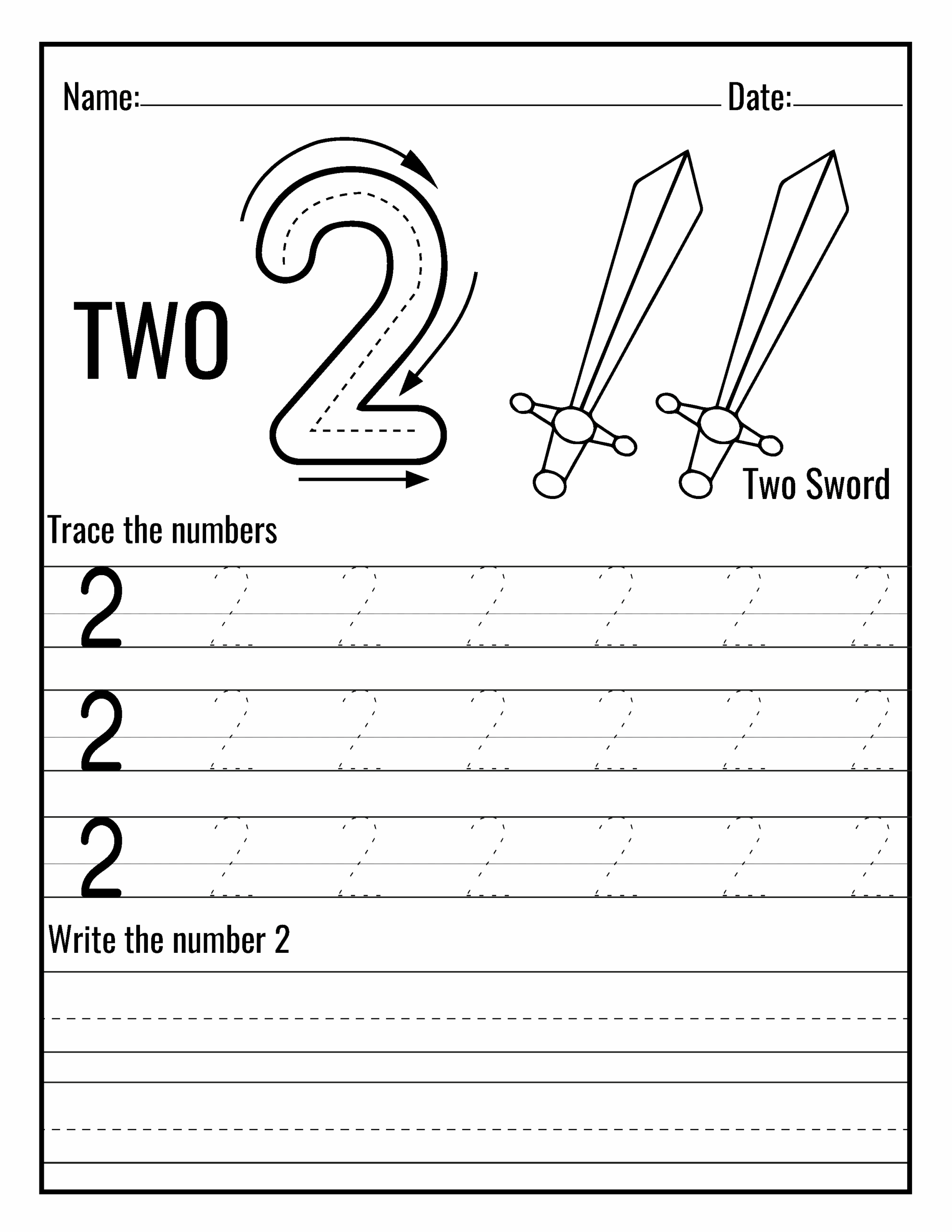 Help Your Kids Learn Numbers With 1 10 Number Tracing Prek Worksheets Made By Teachers