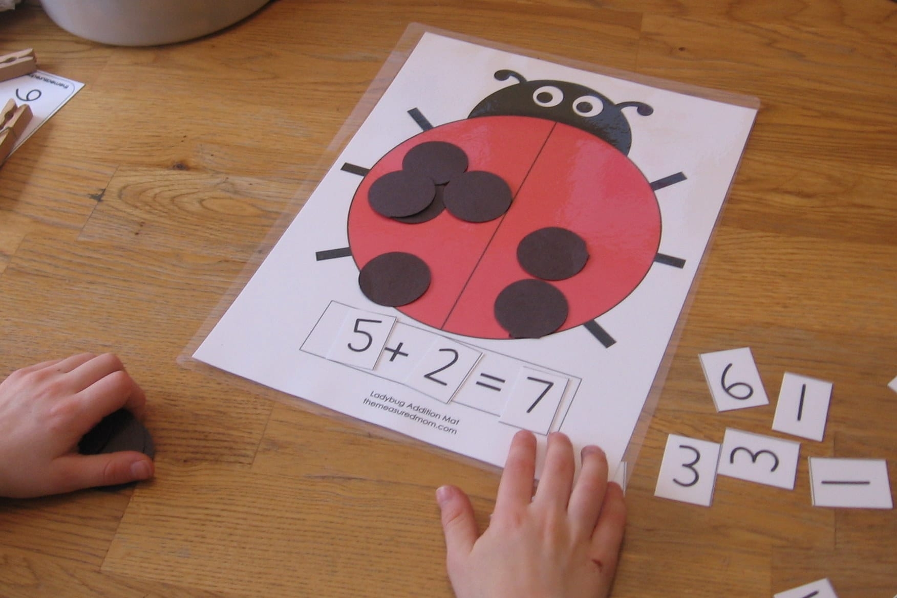 printable ladybug math worksheets preschoolers