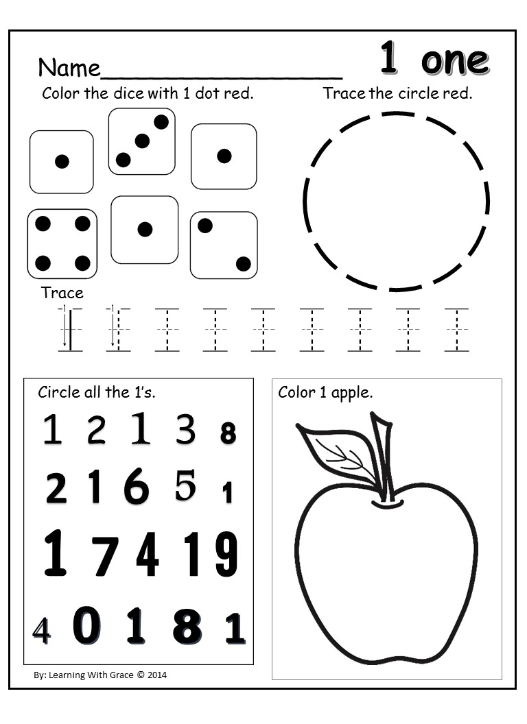 Learning Numbers 1 12 Worksheets And Flash Cards Queen Of The Red Double Wide