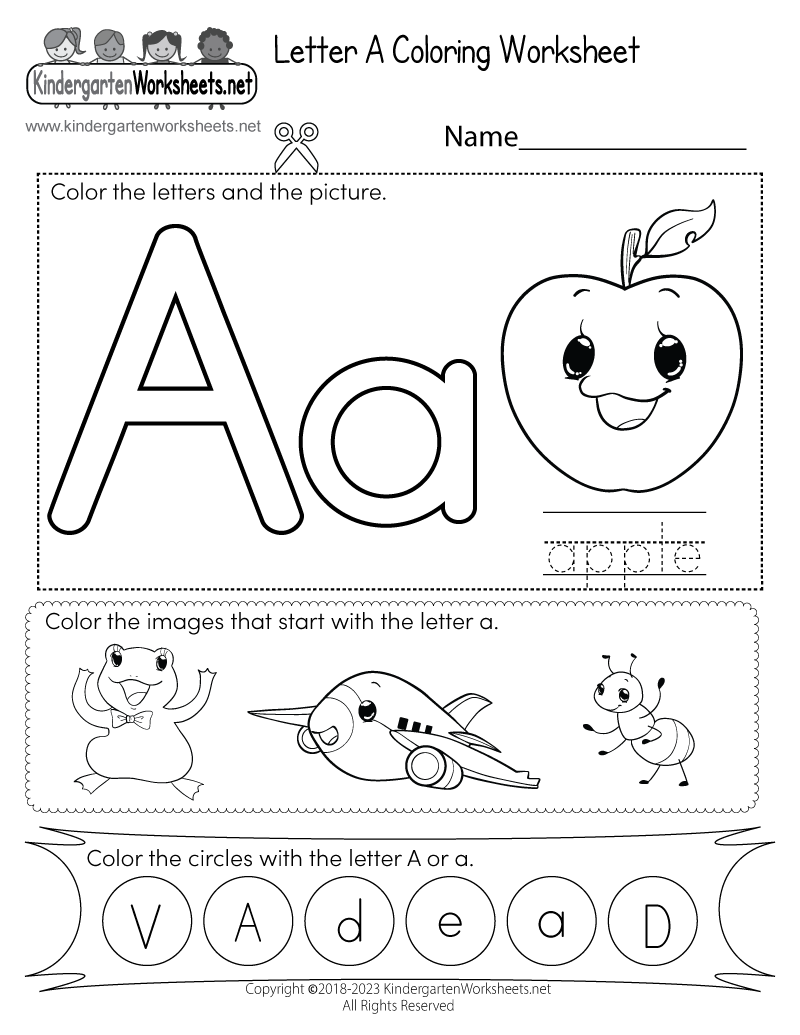 free printable letter worksheets for preschoolers