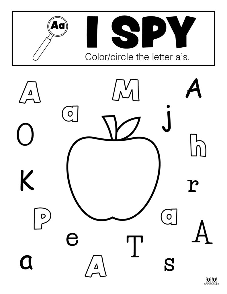 a is for preschool worksheet free printable
