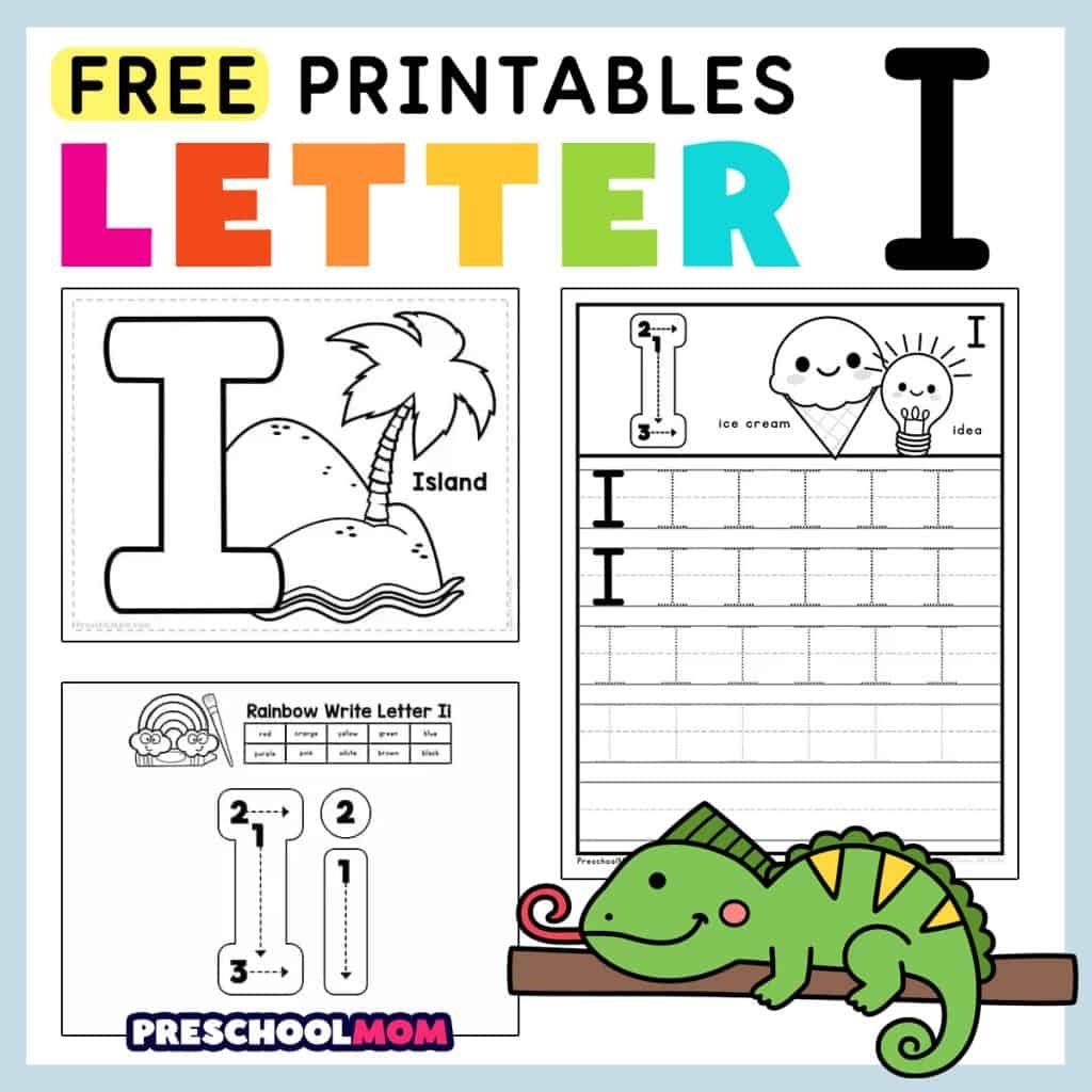 Letter I Printable Worksheets Preschool