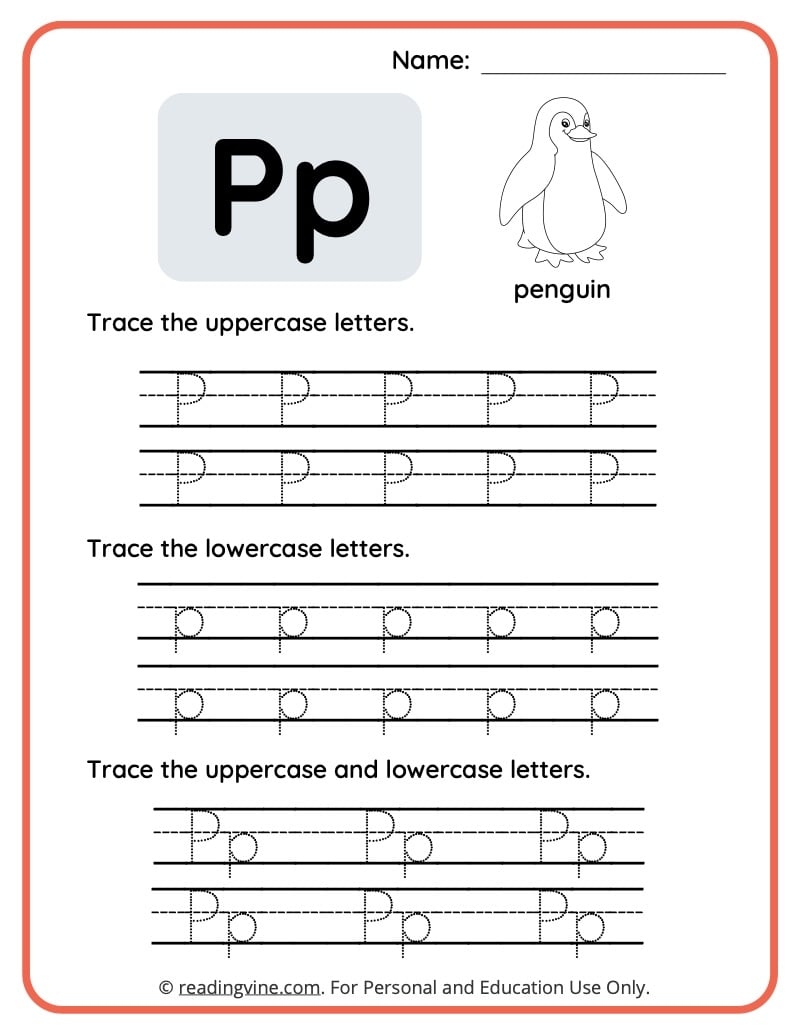 Letter P Worksheets For Preschool Free Printable Letter P Worksheets For Preschool Free Printable