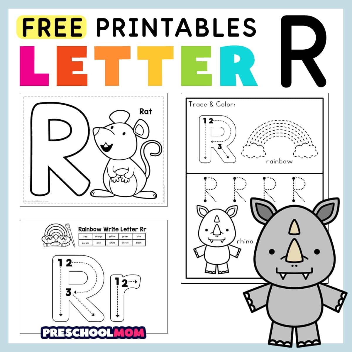 Free Printable Preschool Worksheets For The Letter R