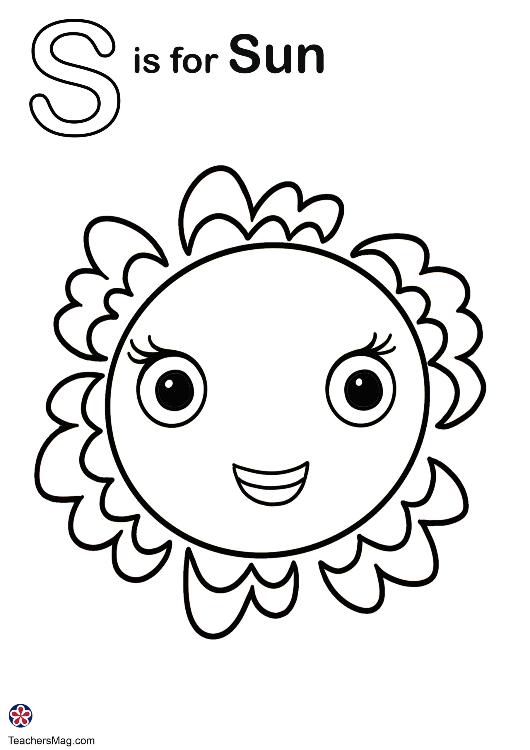 Letter S Coloring Pages TeachersMag
