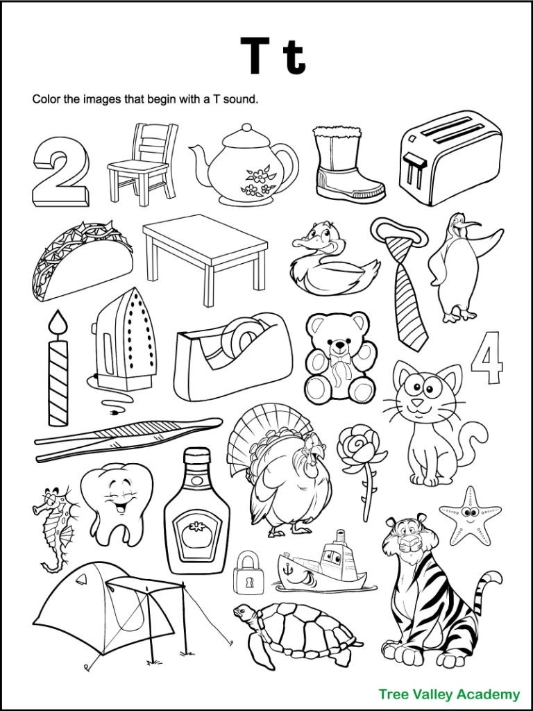 printable worksheets for preschool t