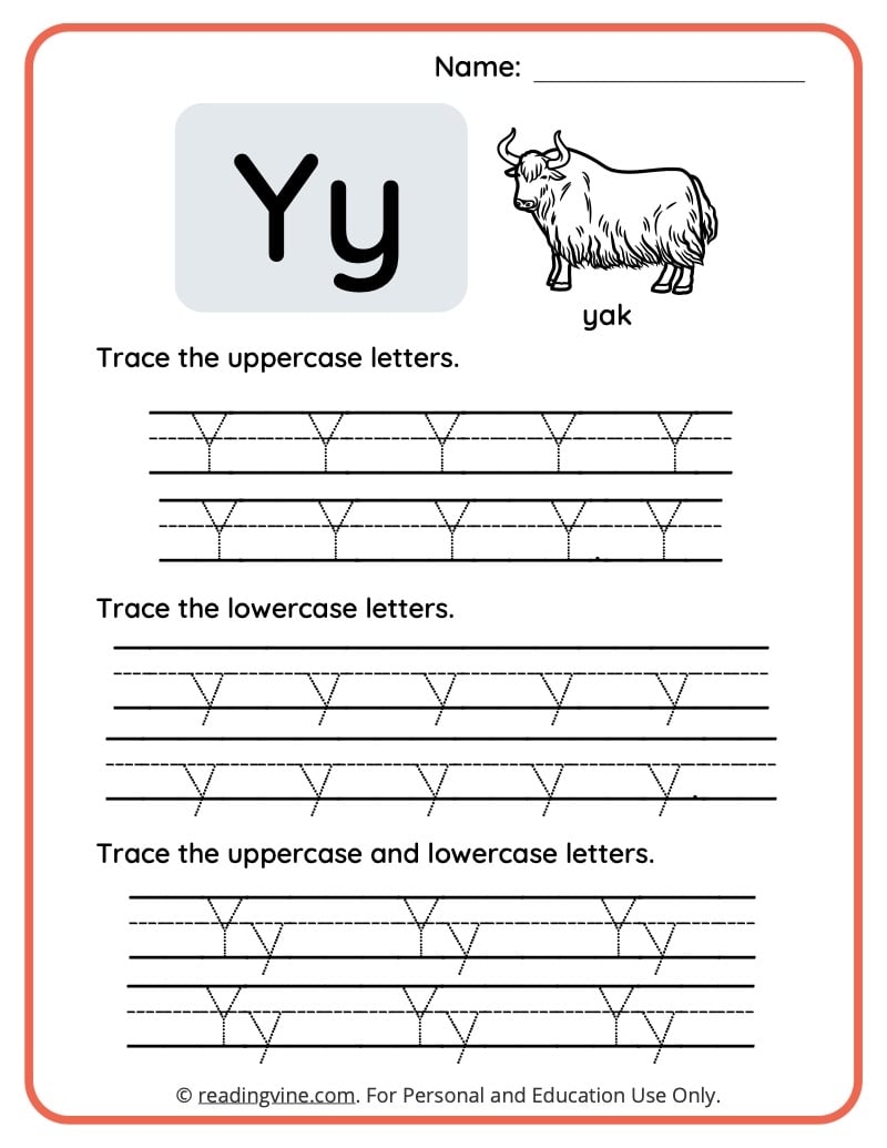 Letter Y Worksheets For Preschool Free Printable Letter Y Worksheets For Preschool Free Printable