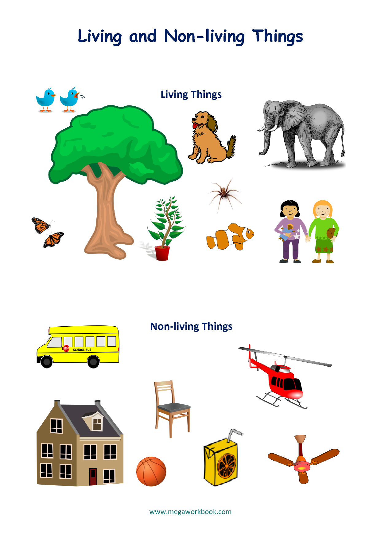 printable preschool worksheet living nonliving printable preschool worksheet living nonliving