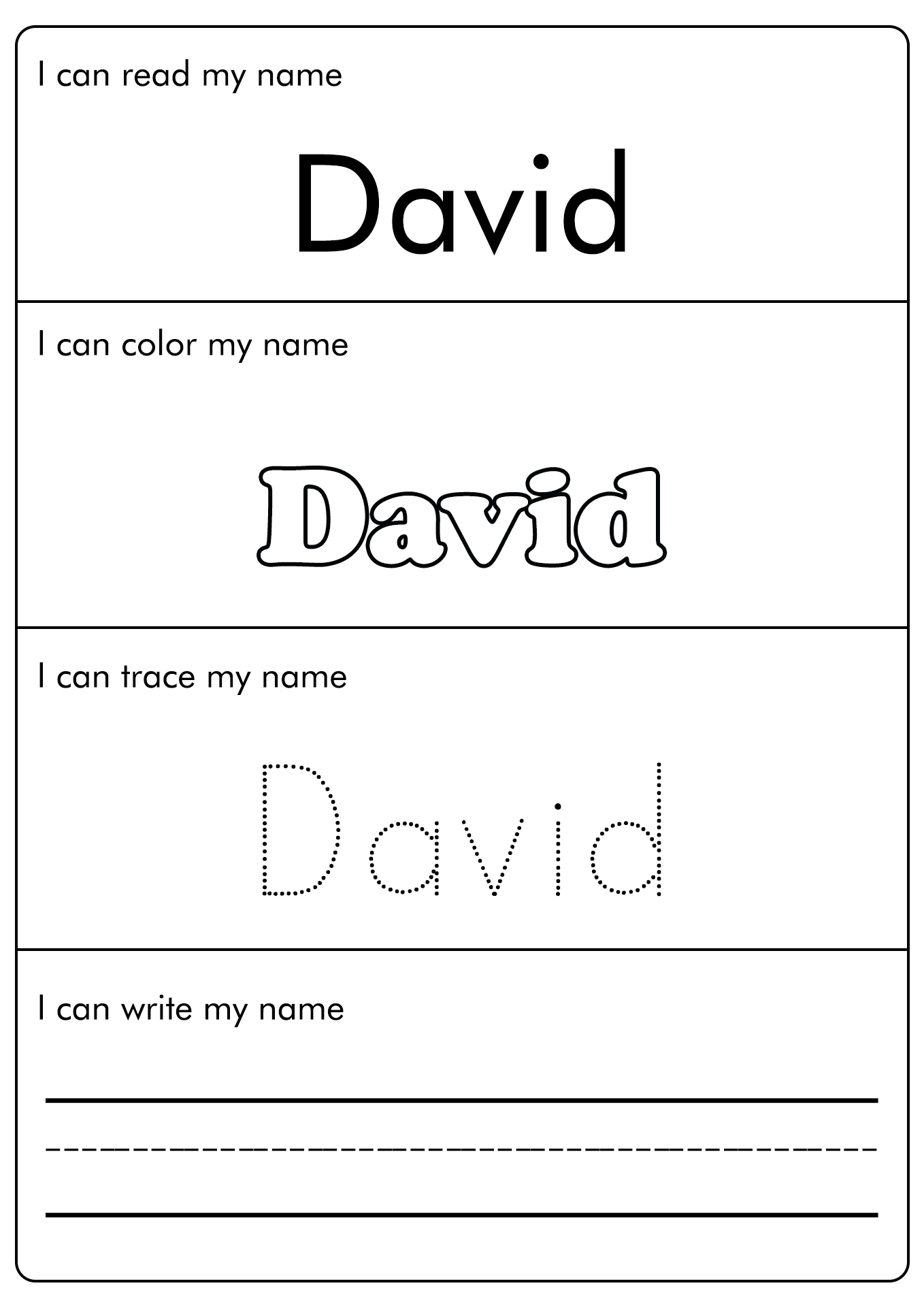 free printable name tracing worksheets for preschoolers