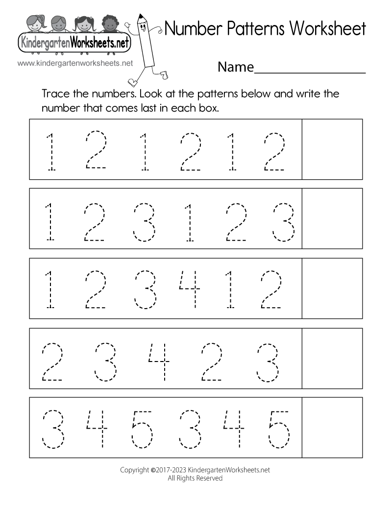 free printable pattern worksheets for preschoolers