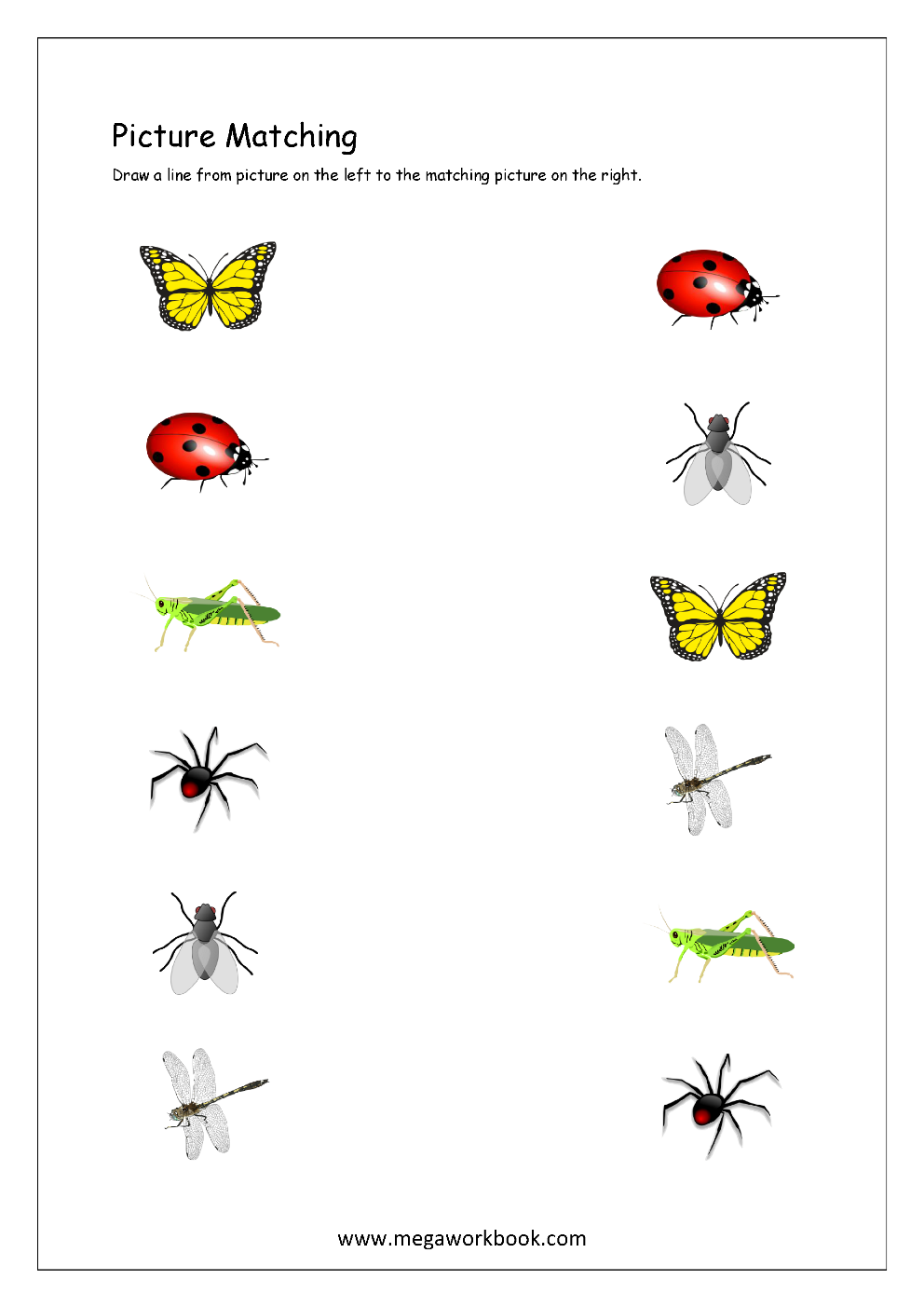 preschool matching worksheets printable preschool matching worksheets printable