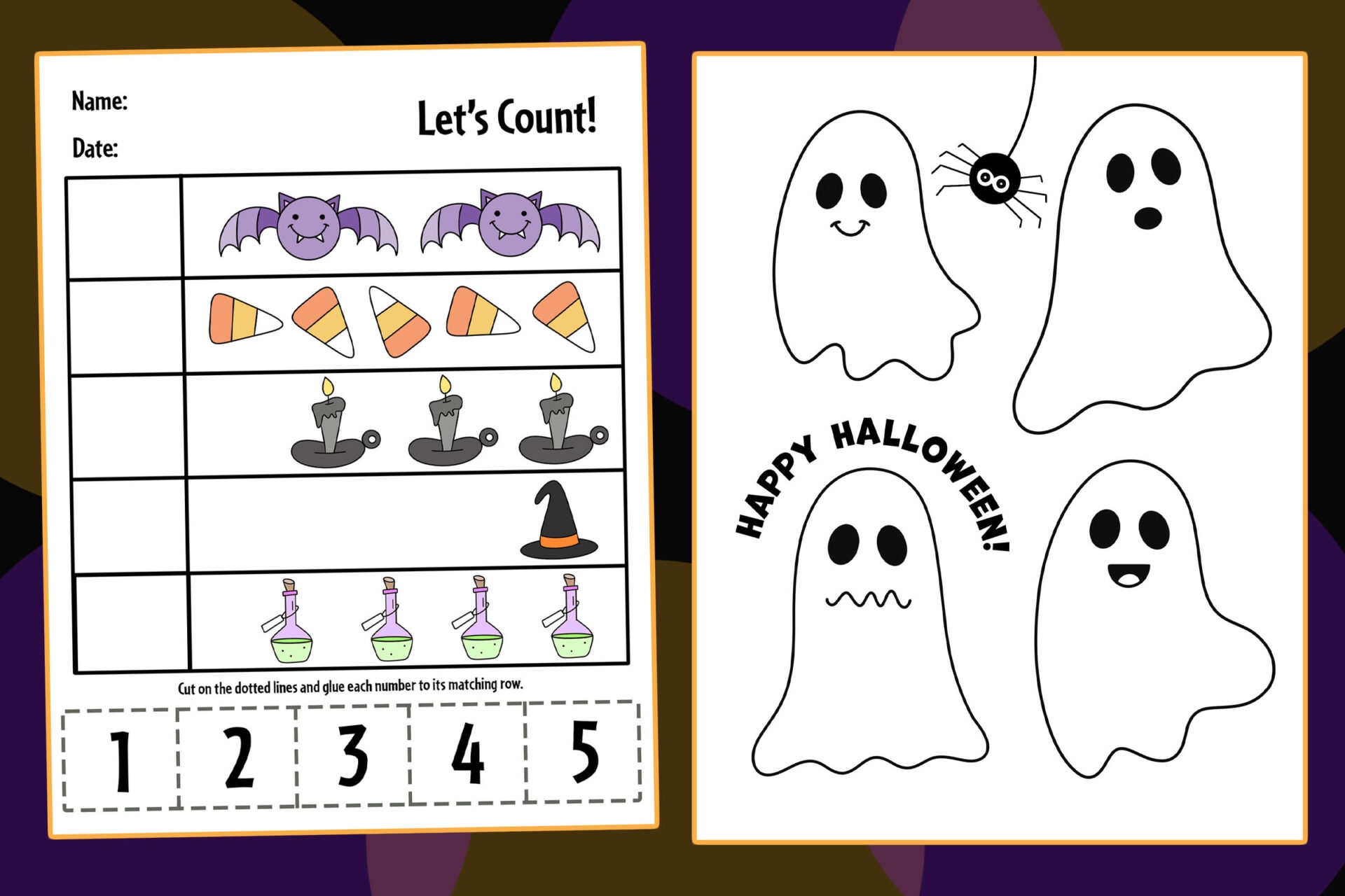 halloween preschool printable worksheets halloween preschool printable worksheets