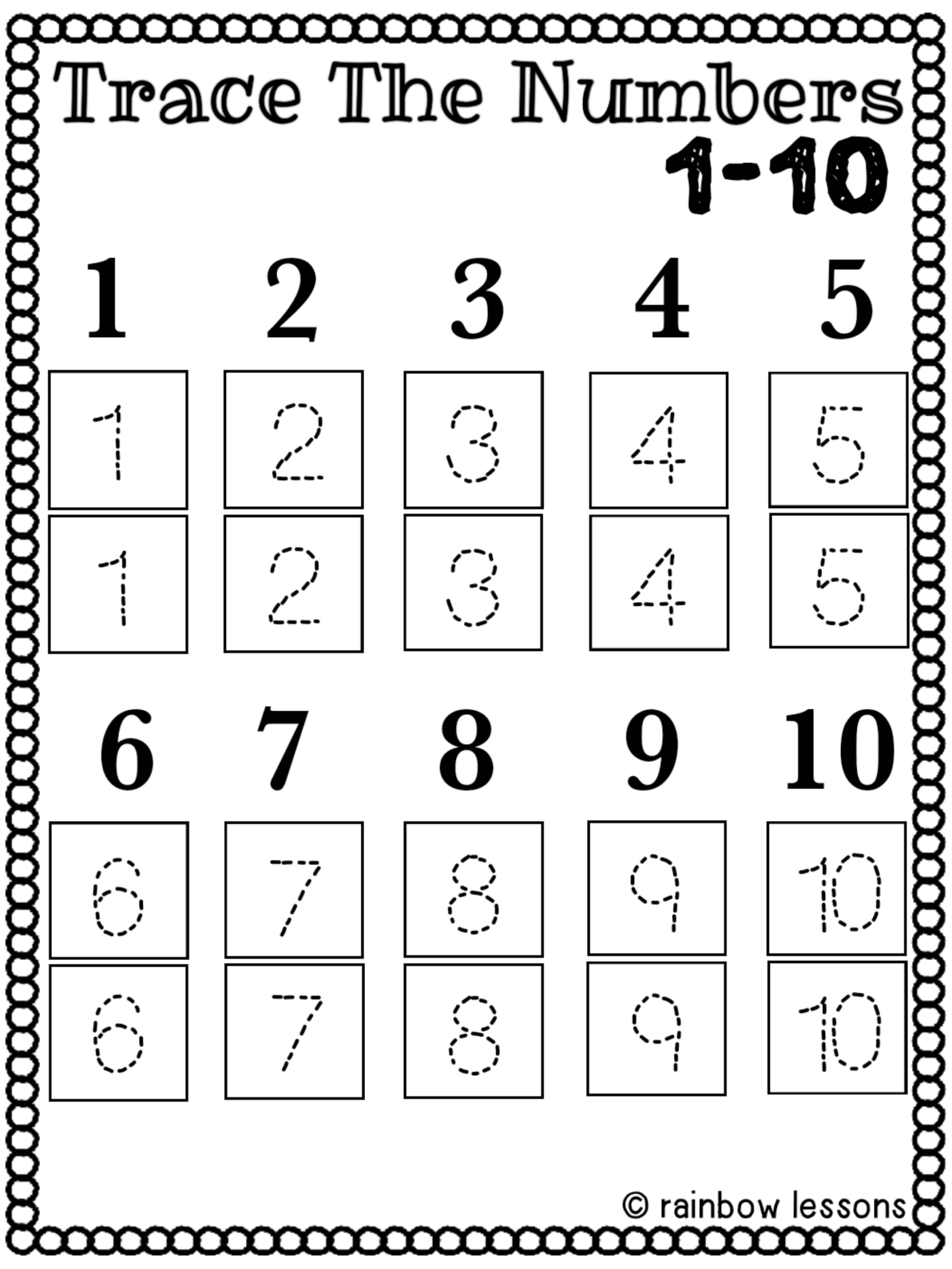 Preschool Numbers 1 To 10 Made By Teachers