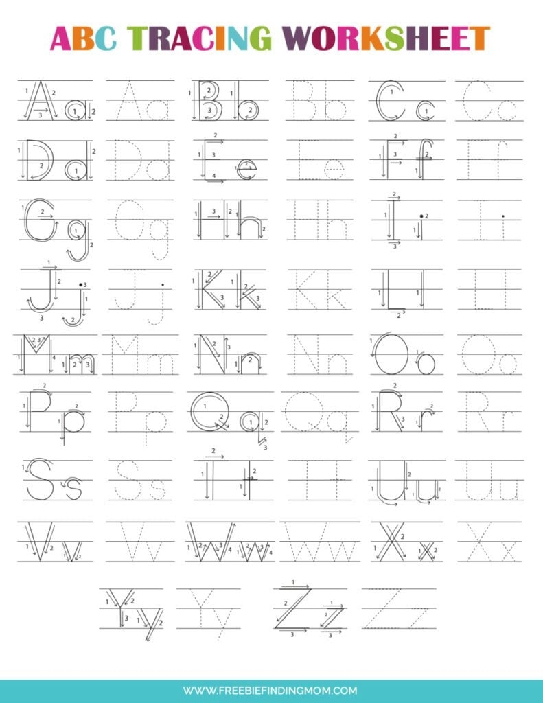 printable preschool handwriting worksheets