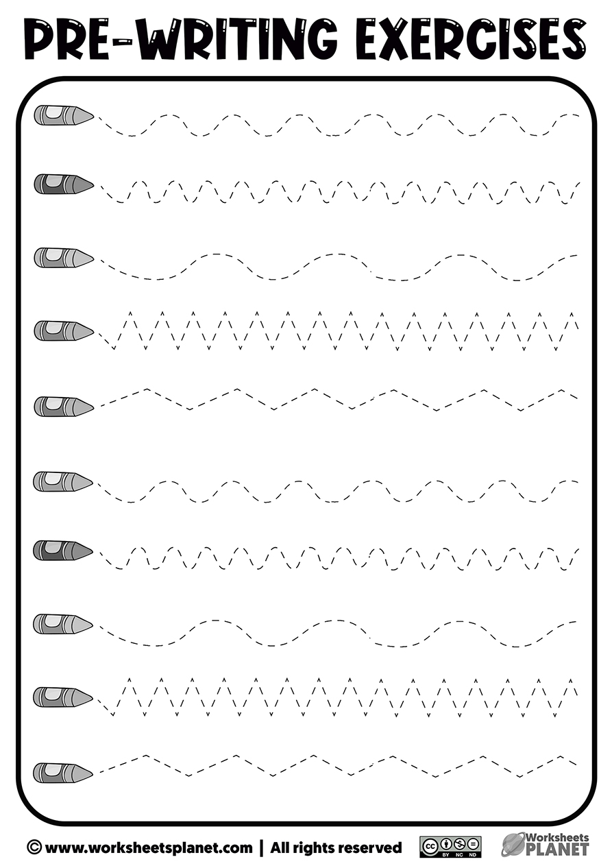 Printable Preschool Worksheets Pre Writing