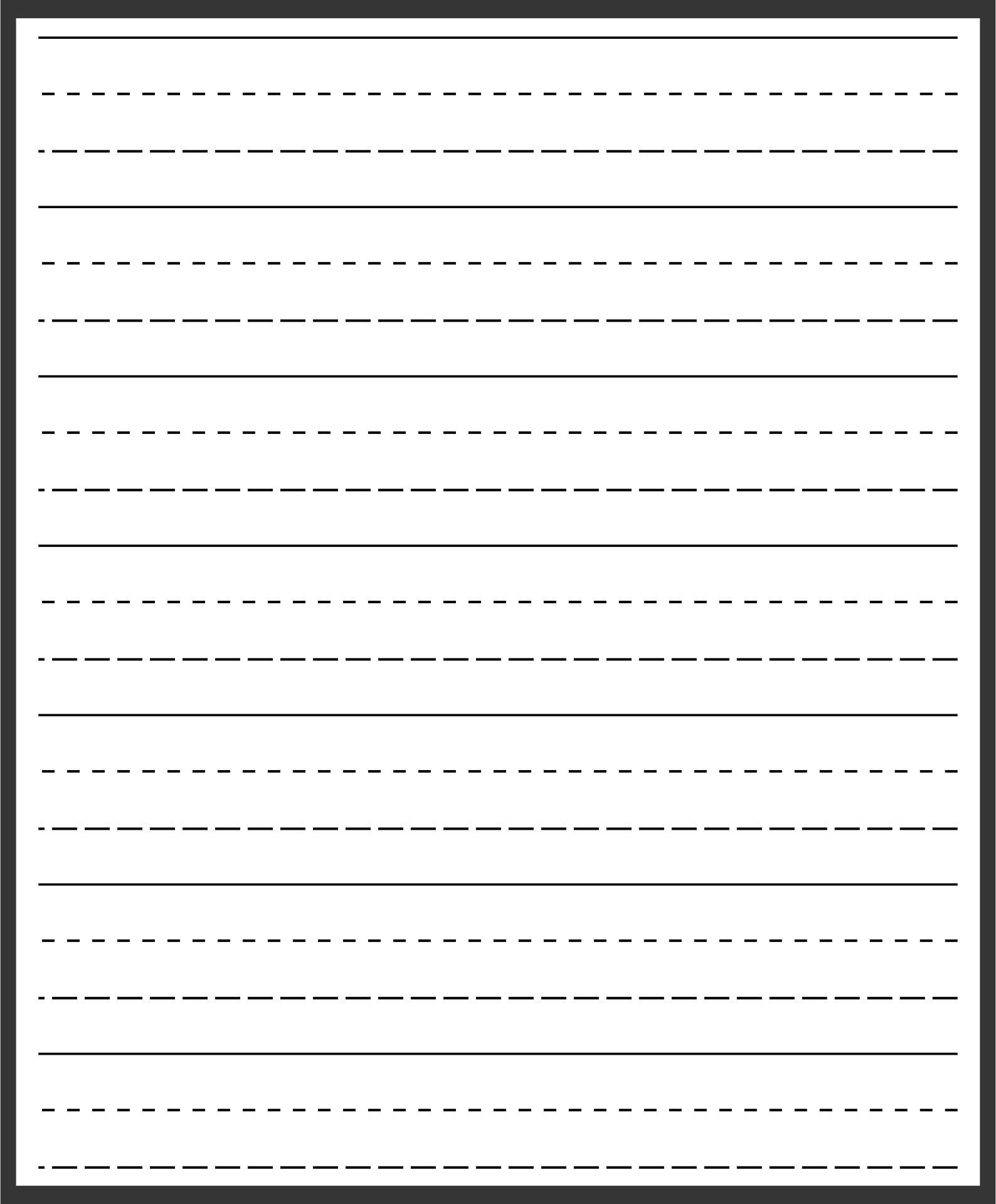 printable writting paper for preschoolers worksheets