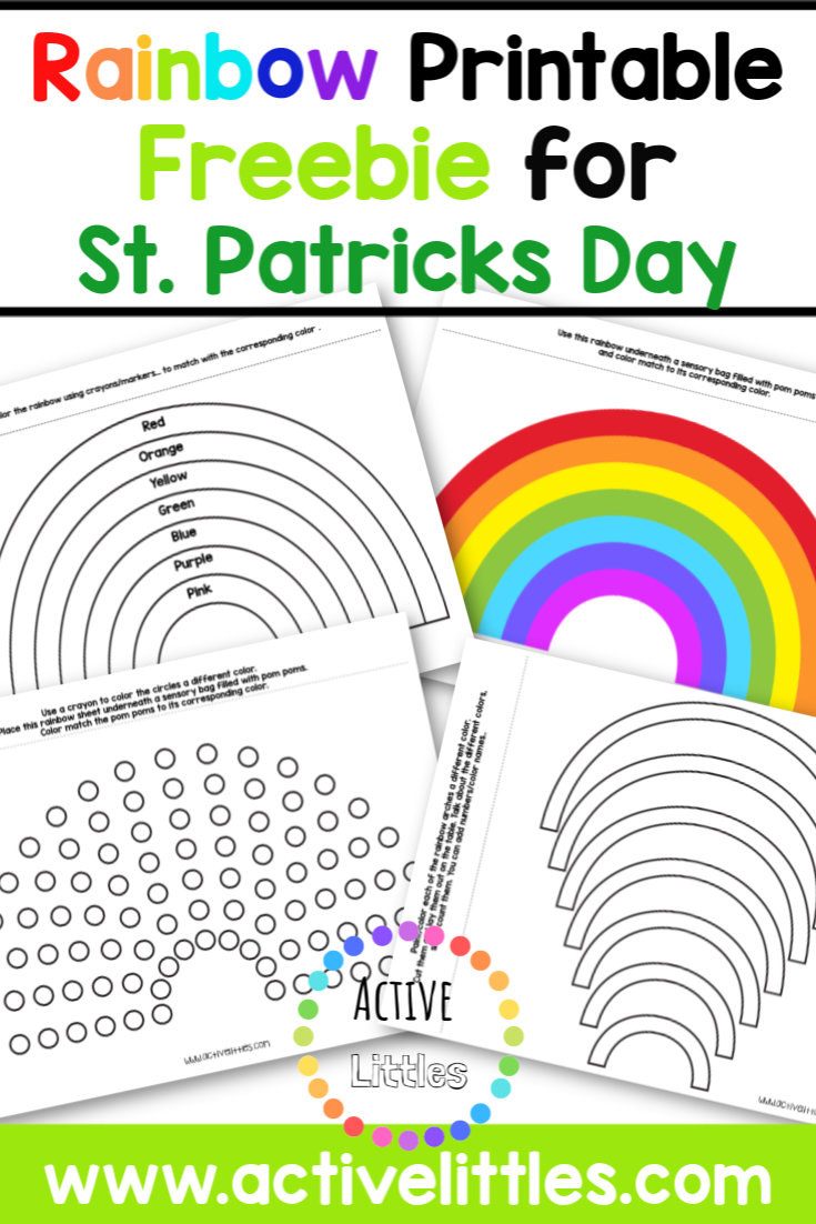 Rainbow Printable Free Worksheet For Kids Active Littles