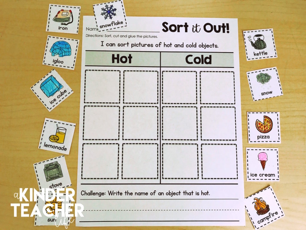 Sorting Worksheets For All Content Areas FREEBIE Included A Kinderteacher Life
