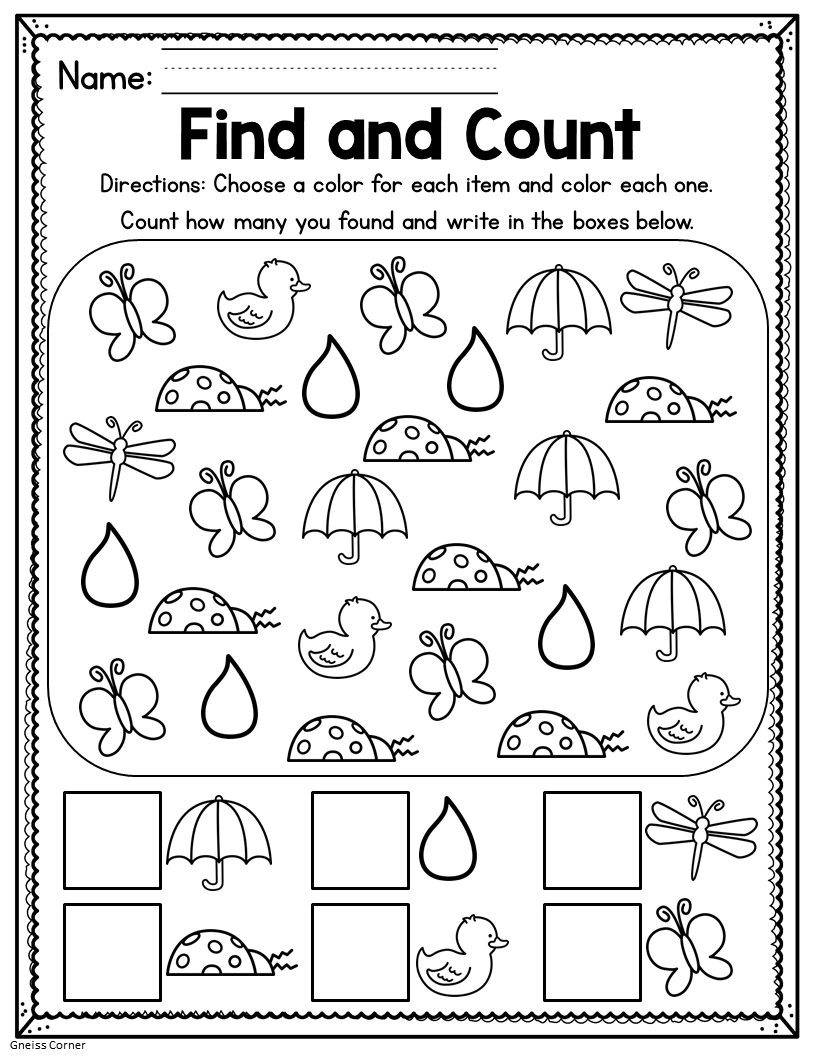 printable spring writing worksheets for preschoolers