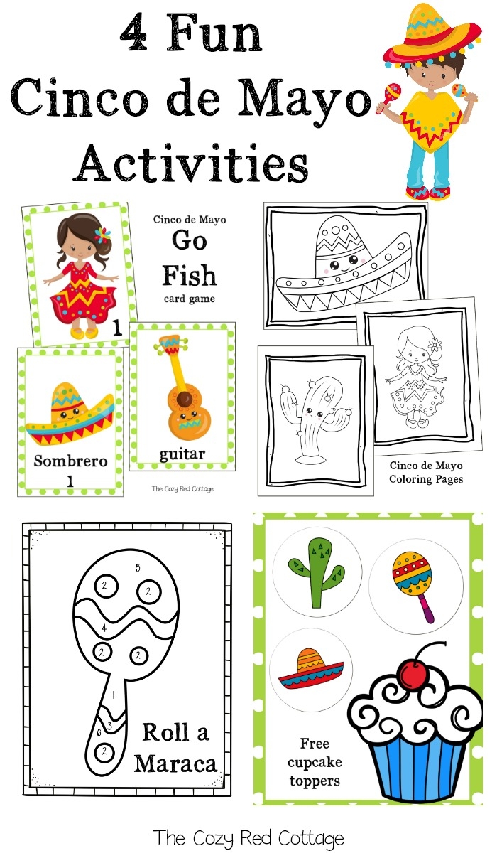 The Cozy Red Cottage 4 Fun Cinco De Mayo Activities Free Printables 