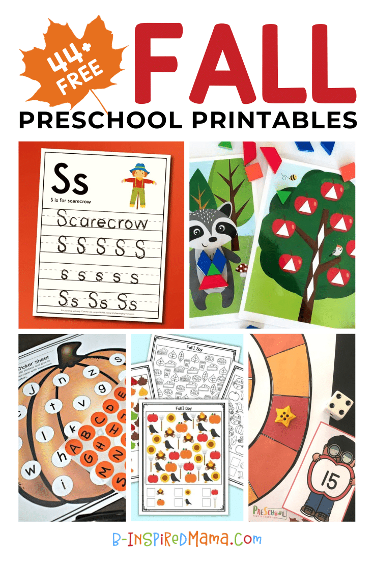 free printable fall preschool worksheets free printable fall preschool worksheets
