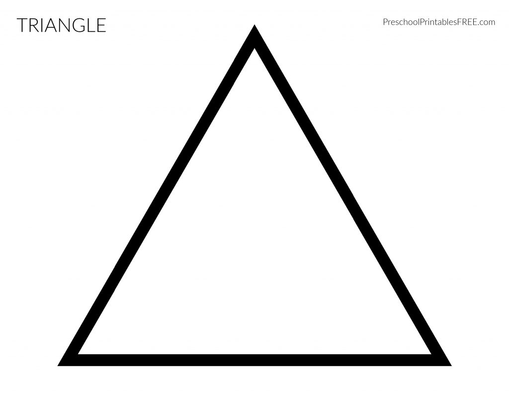 Triangle Worksheets For Preschool free Printable Free Preschool Printables