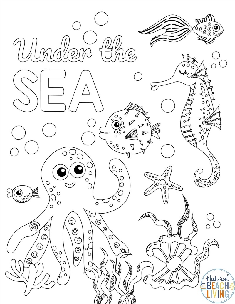 free printable ocean worksheets for preschoolers