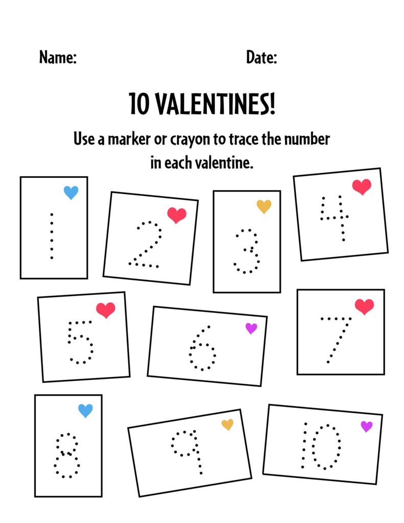Valentine Worksheets For Preschool The Hollydog Blog Valentine Worksheets For Preschool The Hollydog Blog