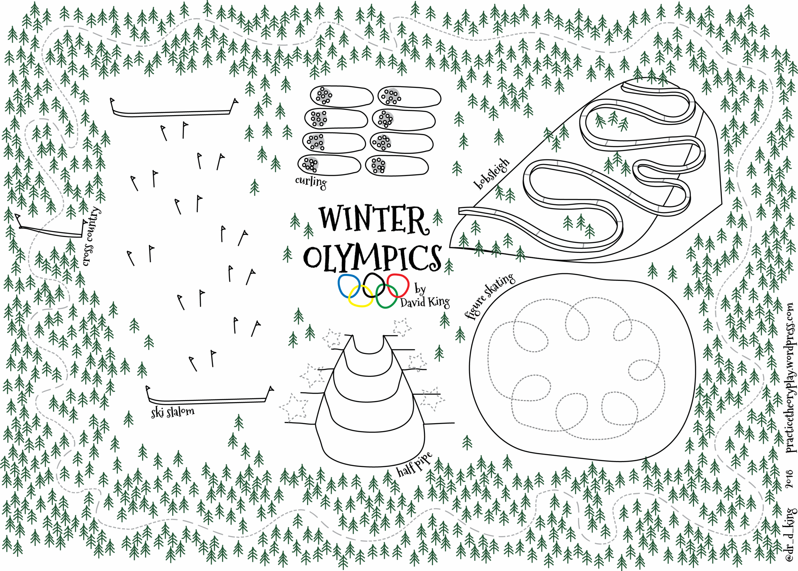 Winter Print Play Games 2018 By David King Made Some Games